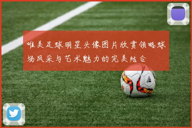 唯美足球明星头像图片欣赏领略球场风采与艺术魅力的完美结合
